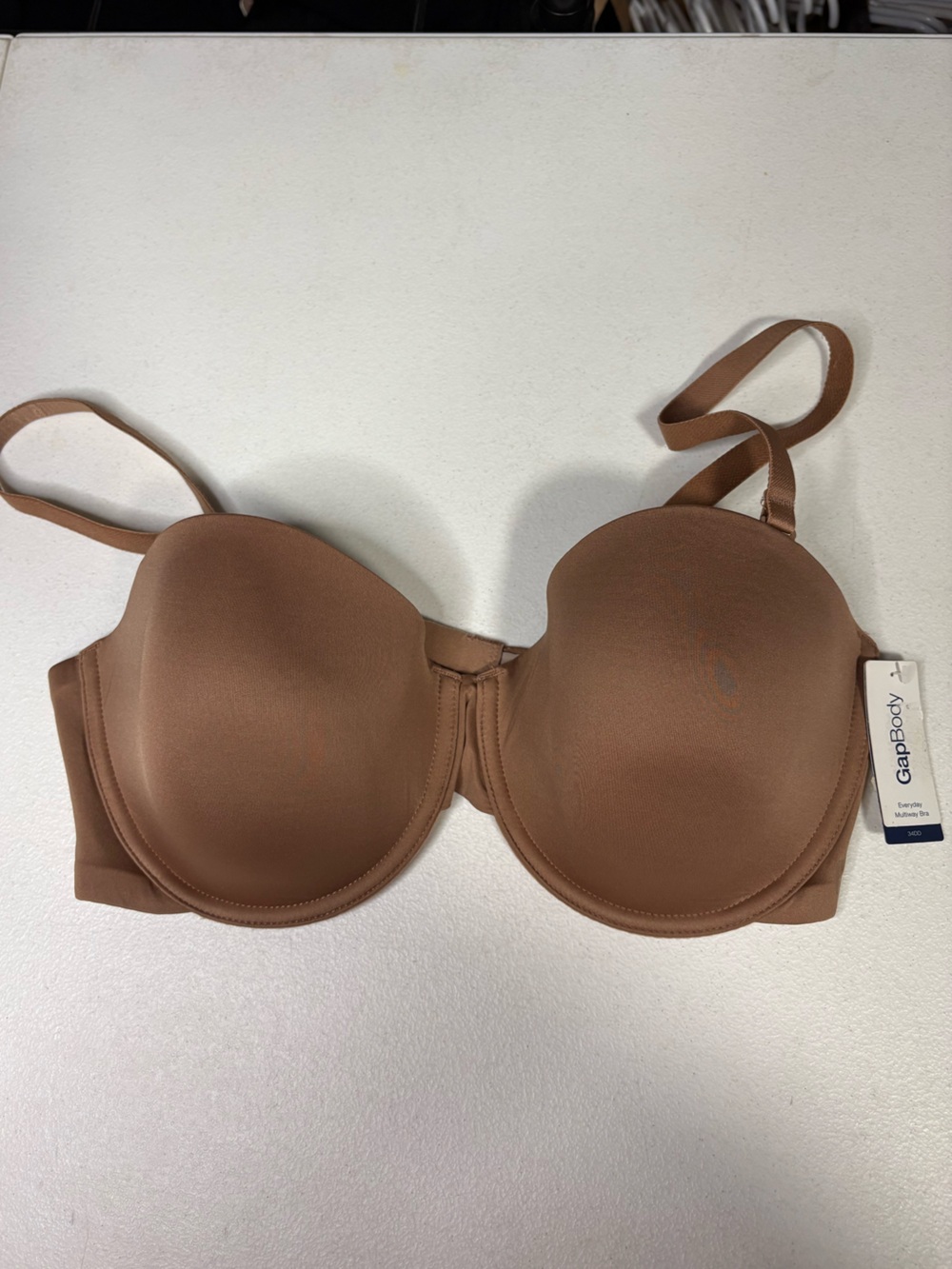 GAP Body Everyday Multiway Bra Nude Lightly Padded NWT 34DD